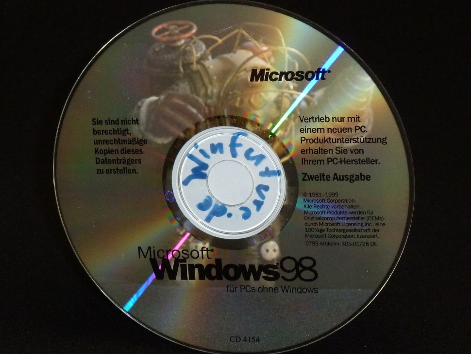 Windows 98 von Bioforge