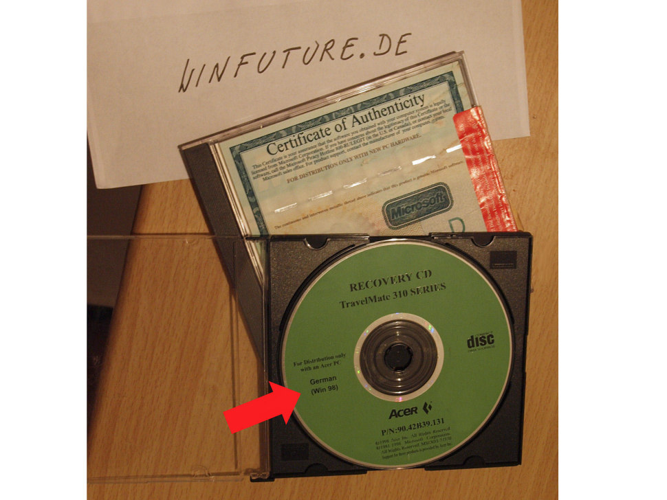 Windows 98 von Mumbly