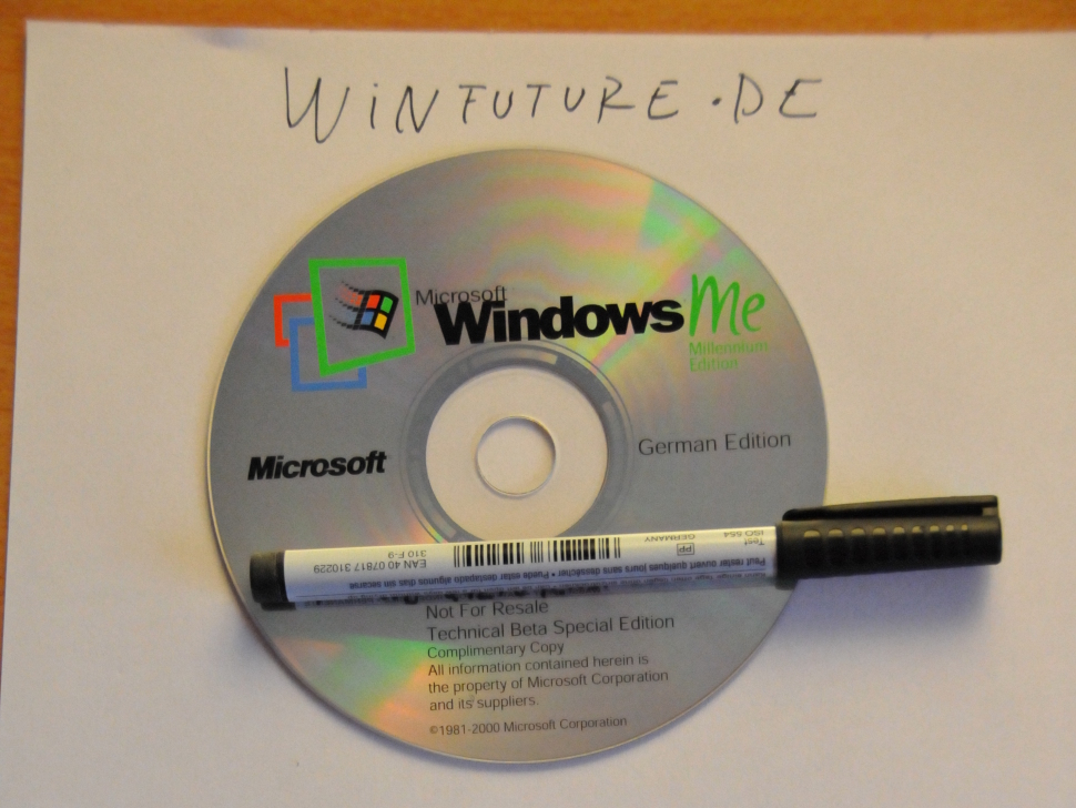 Windows Me von network