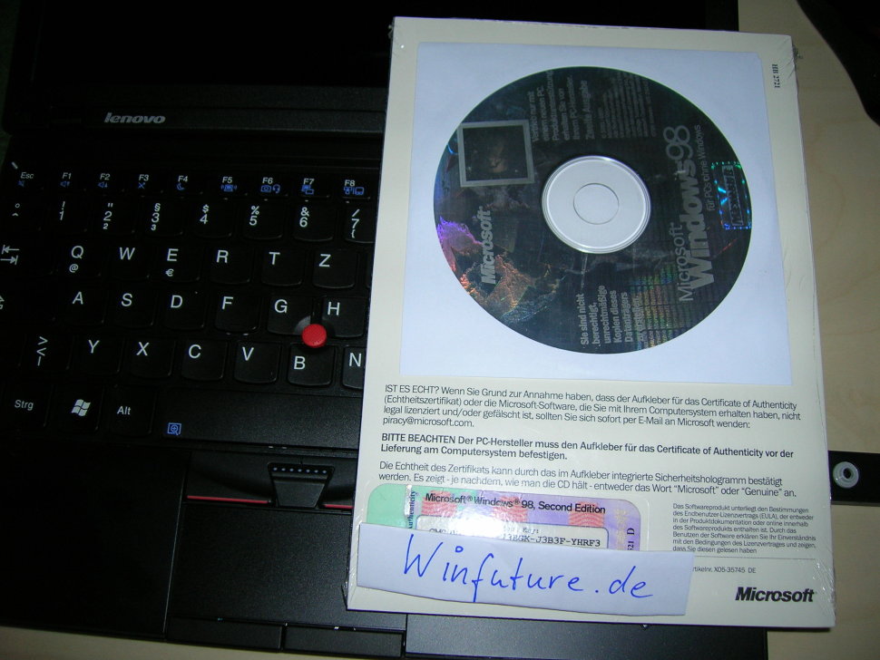 Windows 98 von djbodo
