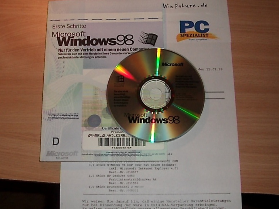 Windows 98 von UweS