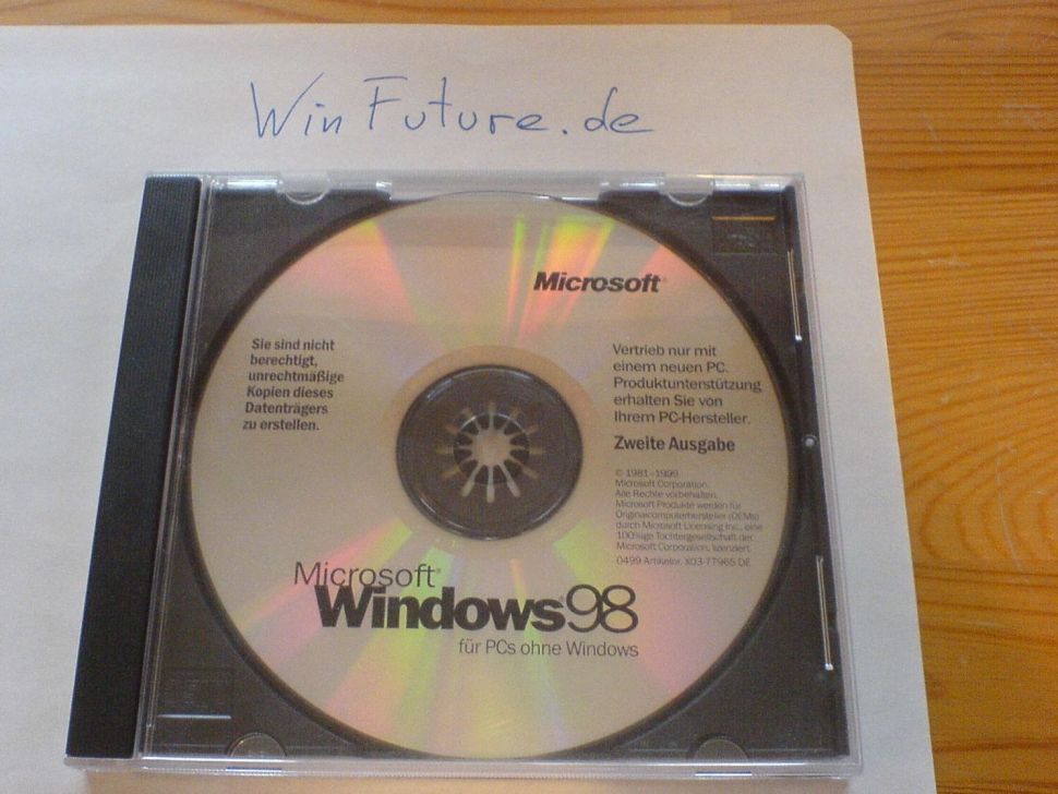 Windows 98 von radinger