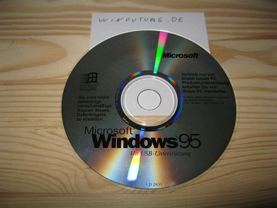 Windows 95 von DS