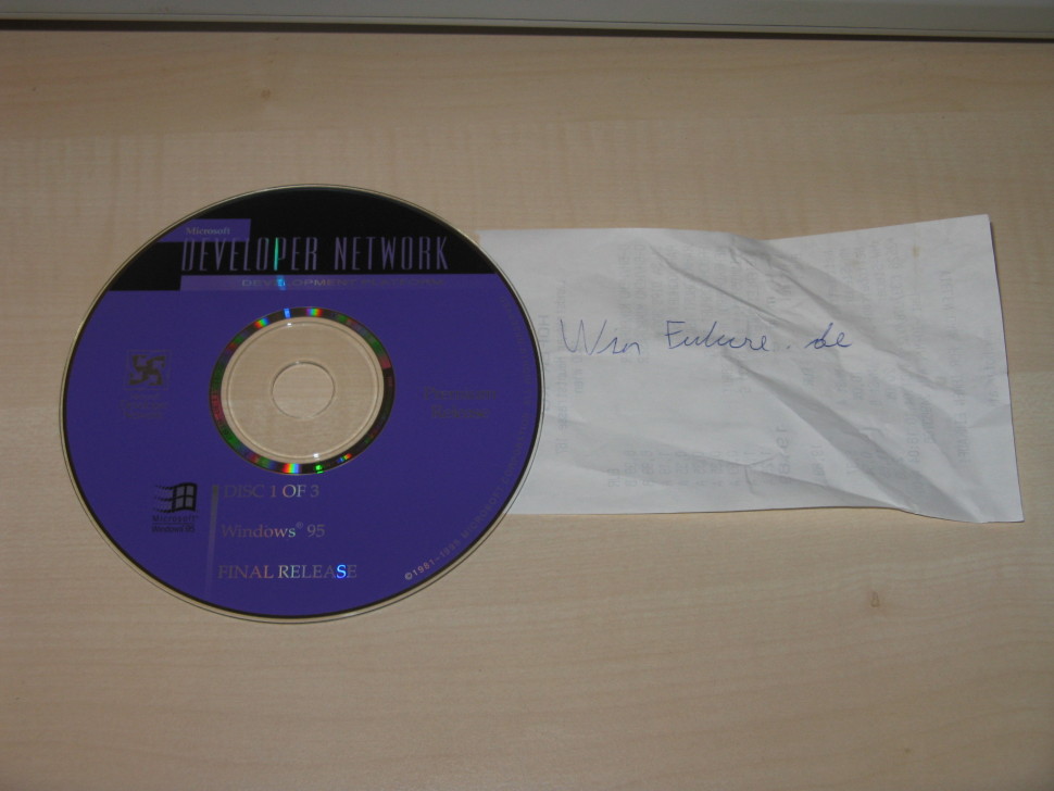 Windows 95 von Randlos