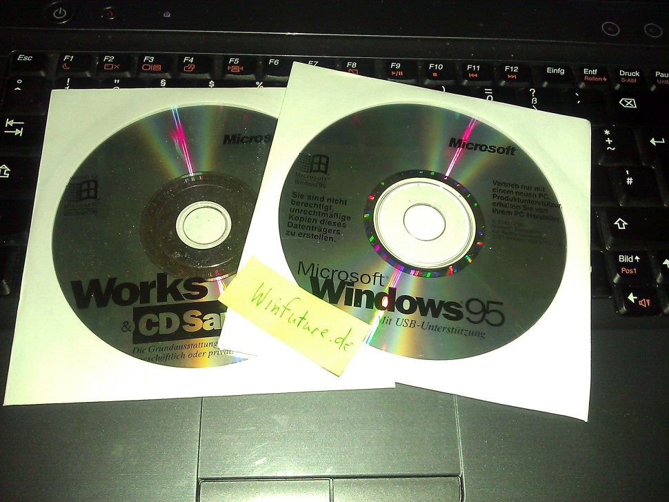 Windows 95 von Instandhaltung